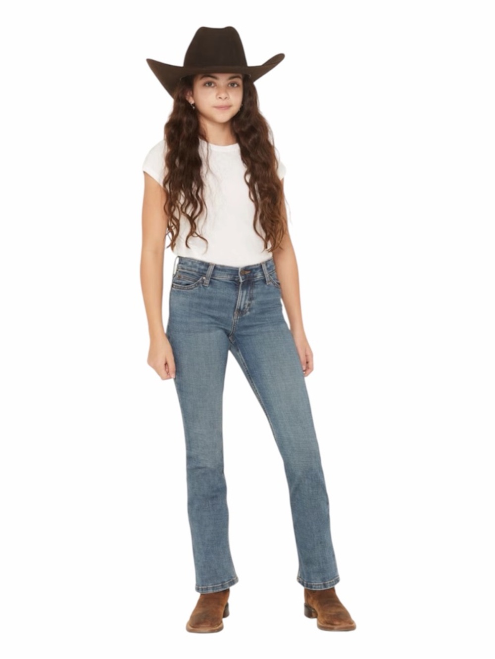 Wrangler Girls Wendy Bootcut Jeans | Size 12 | Western | Rodeo | Y2K